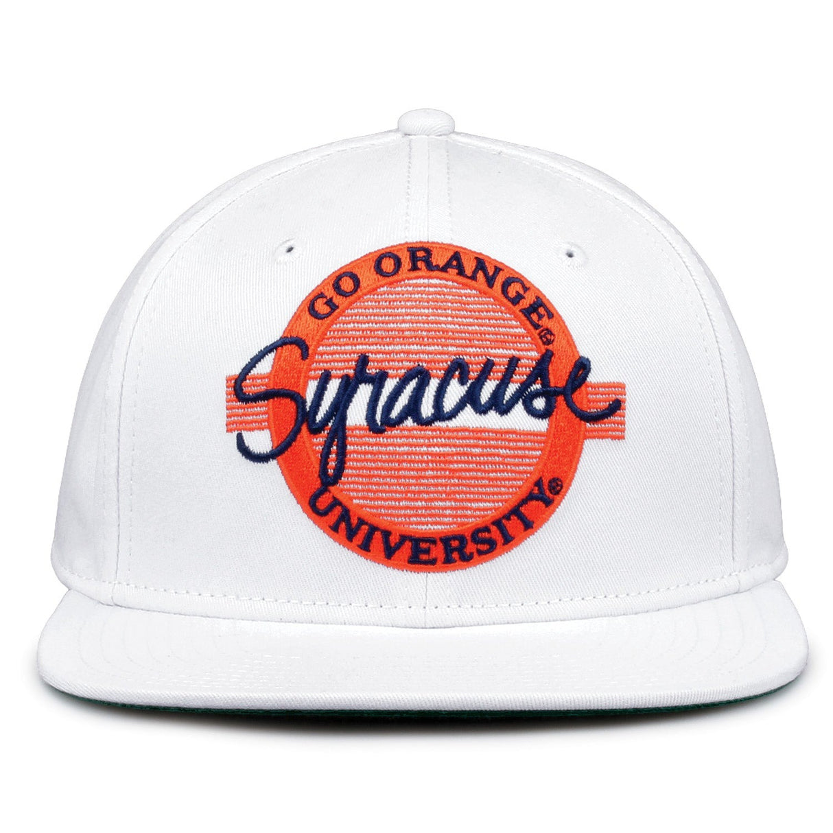The Game Headwear Syracuse Retro Circle Snapback Hat