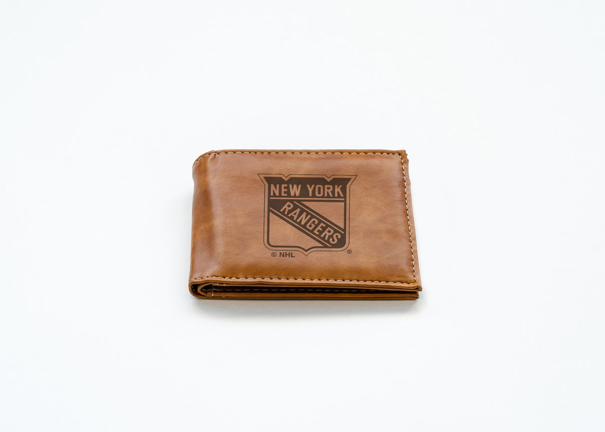 Rico Industries NHL New York Rangers Laser Engraved Billfold Wallet-2