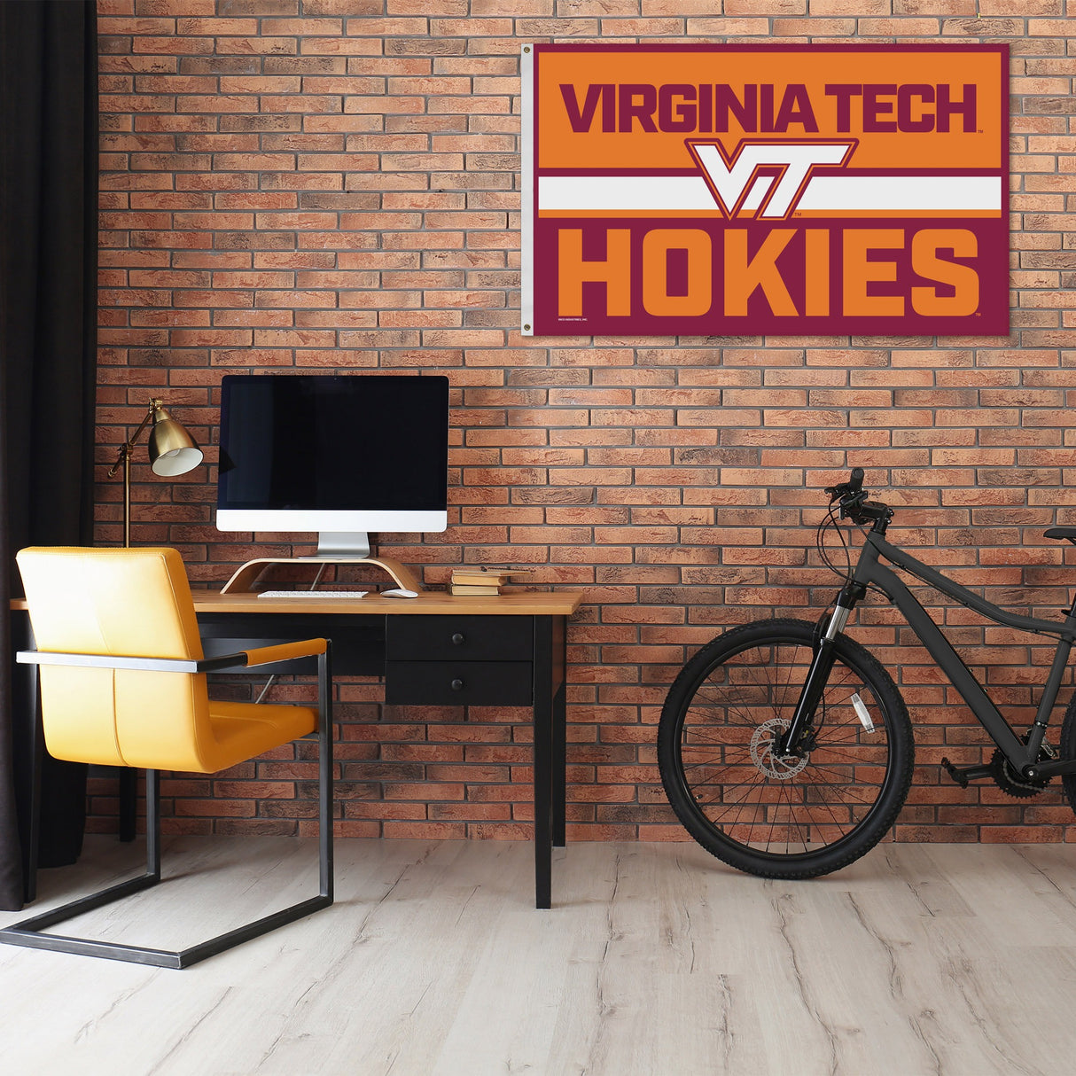 Rico Industries NCAA Virginia Tech Hokies Bold 3' x 5' Banner Flag-1