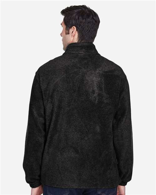 Harriton Men's Tall Full-Zip Fleece-5