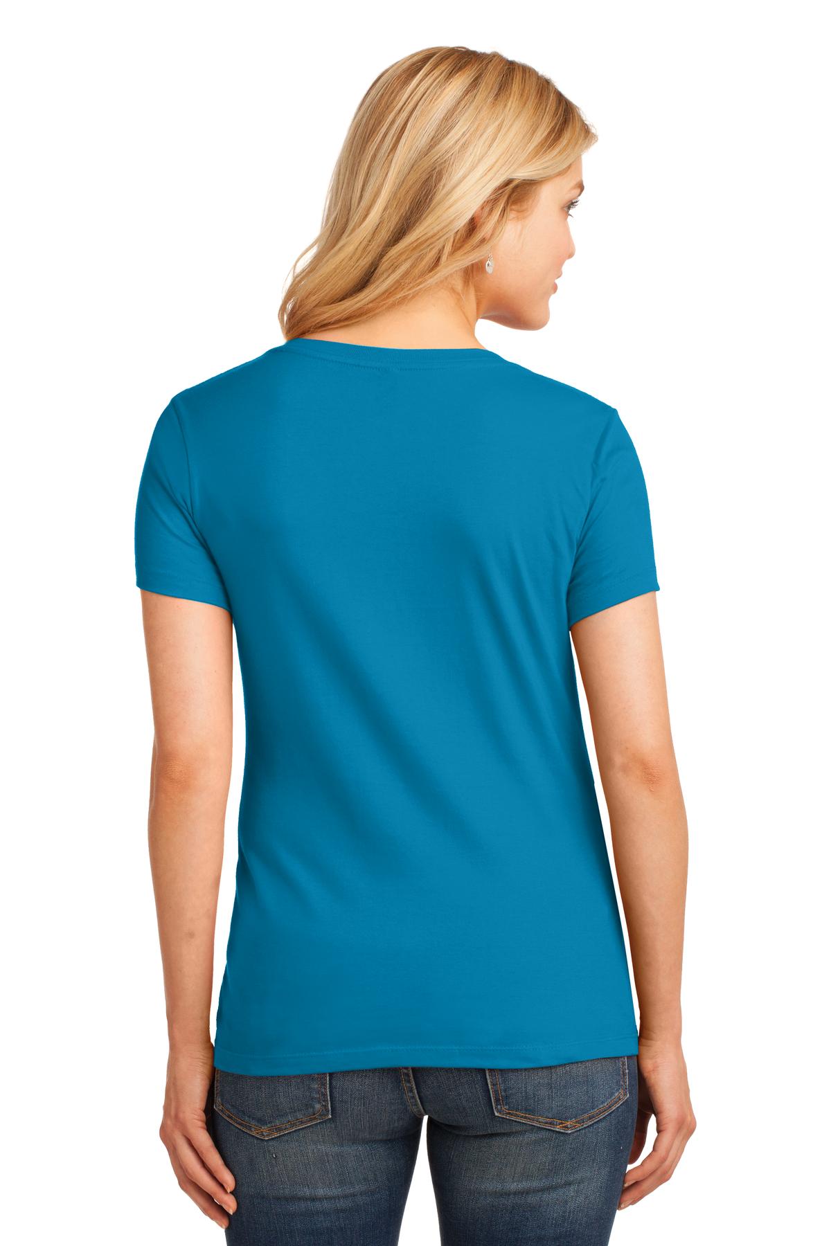 Port & Company - Women's Core Cotton V-Neck Tee Womens Apparel Shirts & Tops