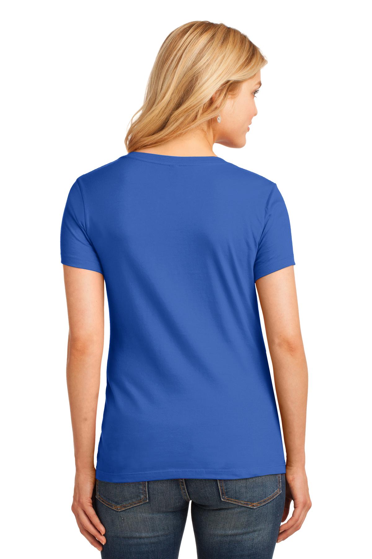 Port & Company - Women's Core Cotton V-Neck Tee Womens Apparel Shirts & Tops