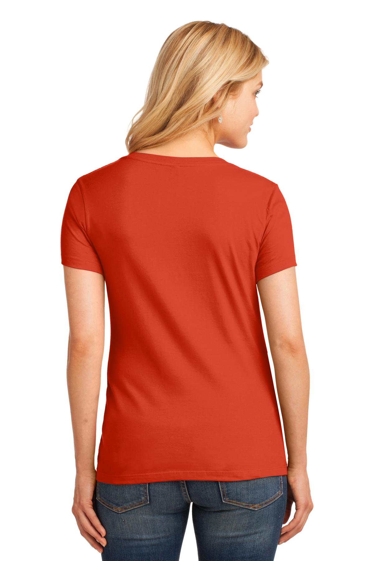 Port & Company - Women's Core Cotton V-Neck Tee Womens Apparel Shirts & Tops