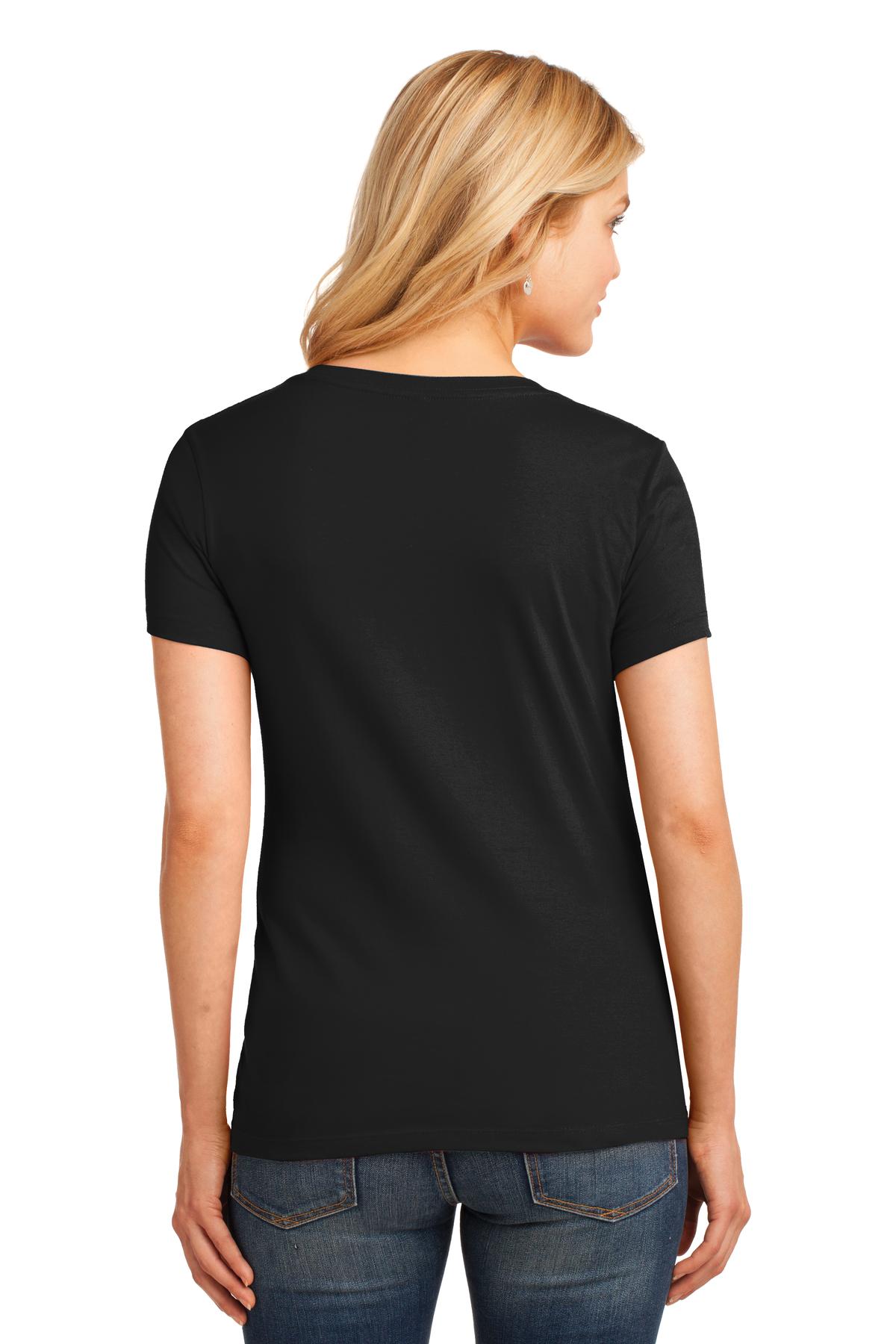 Port & Company - Women's Core Cotton V-Neck Tee Womens Apparel Shirts & Tops