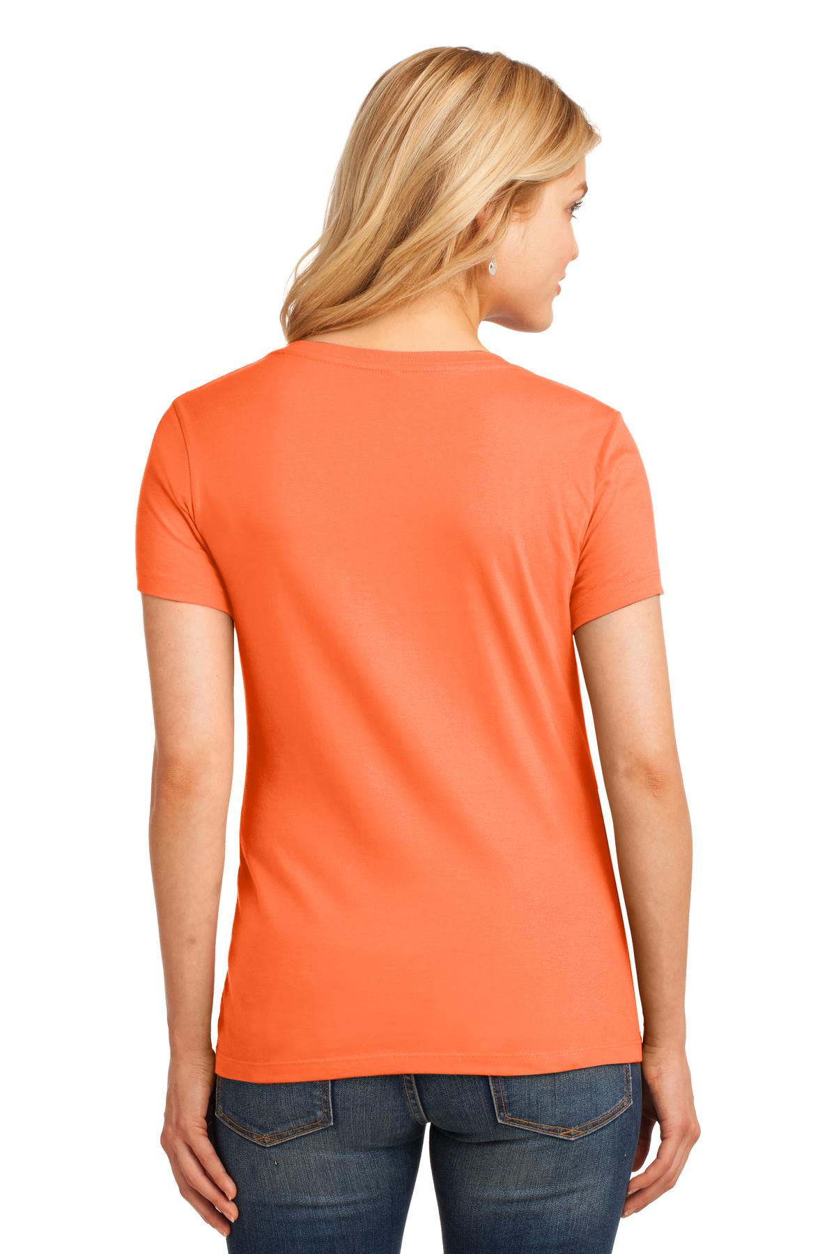 Port & Company - Women's Core Cotton V-Neck Tee Womens Apparel Shirts & Tops