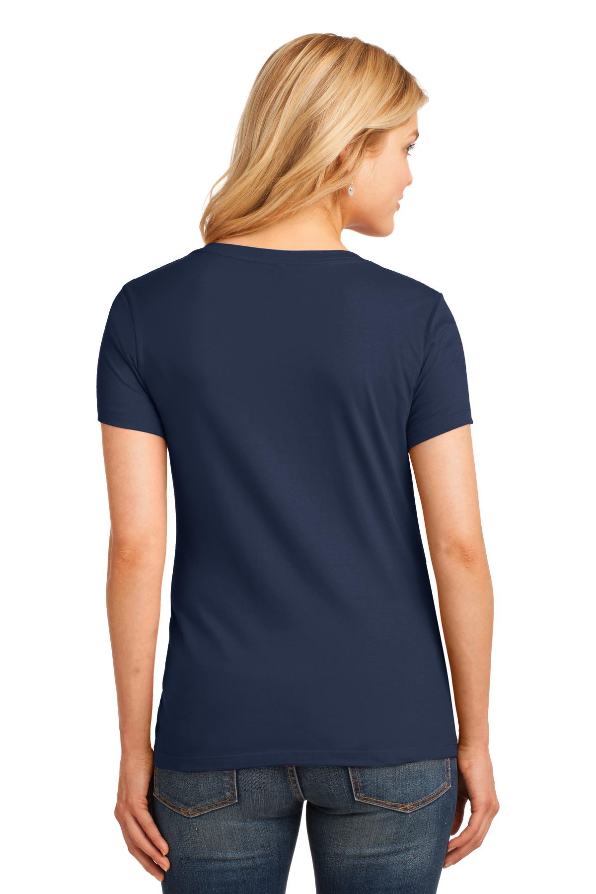 Port & Company - Women's Core Cotton V-Neck Tee Womens Apparel Shirts & Tops