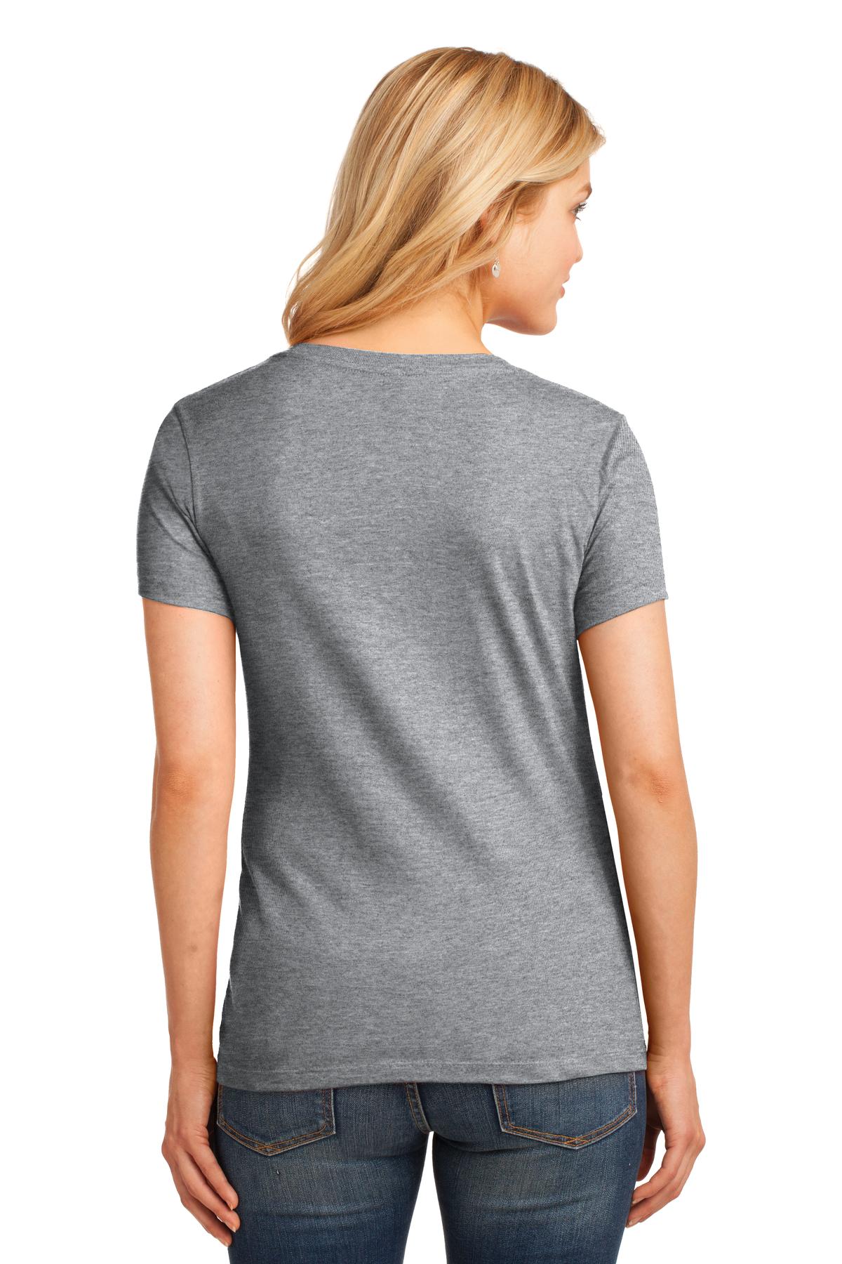 Port & Company - Women's Core Cotton V-Neck Tee Womens Apparel Shirts & Tops
