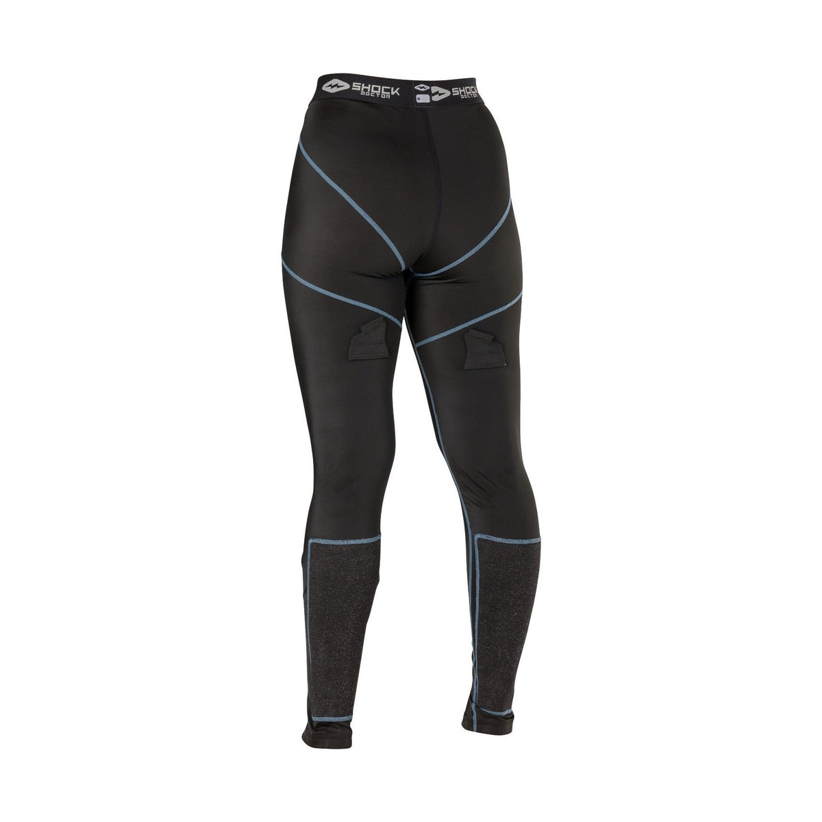 Shock Doctor Women's Compression Cut Resistance Hockey Pant withPelvic Protector-2