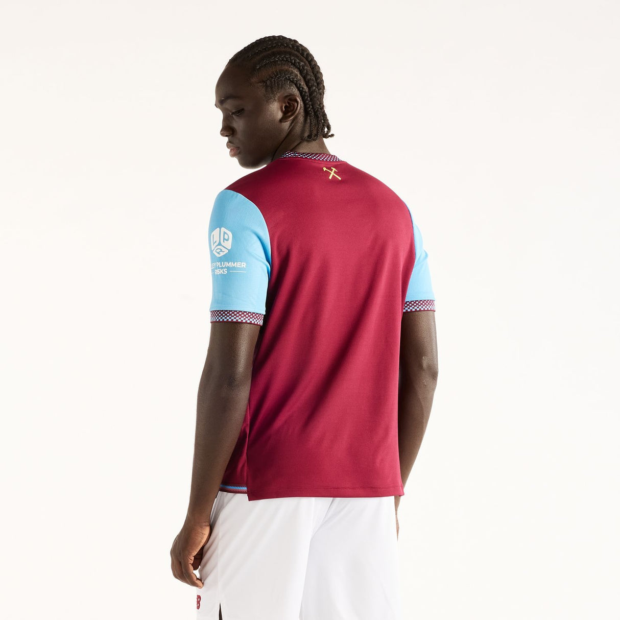 New Balance Adult West Ham United 26/27 Home Short Sleeve Soccer Jersey-2