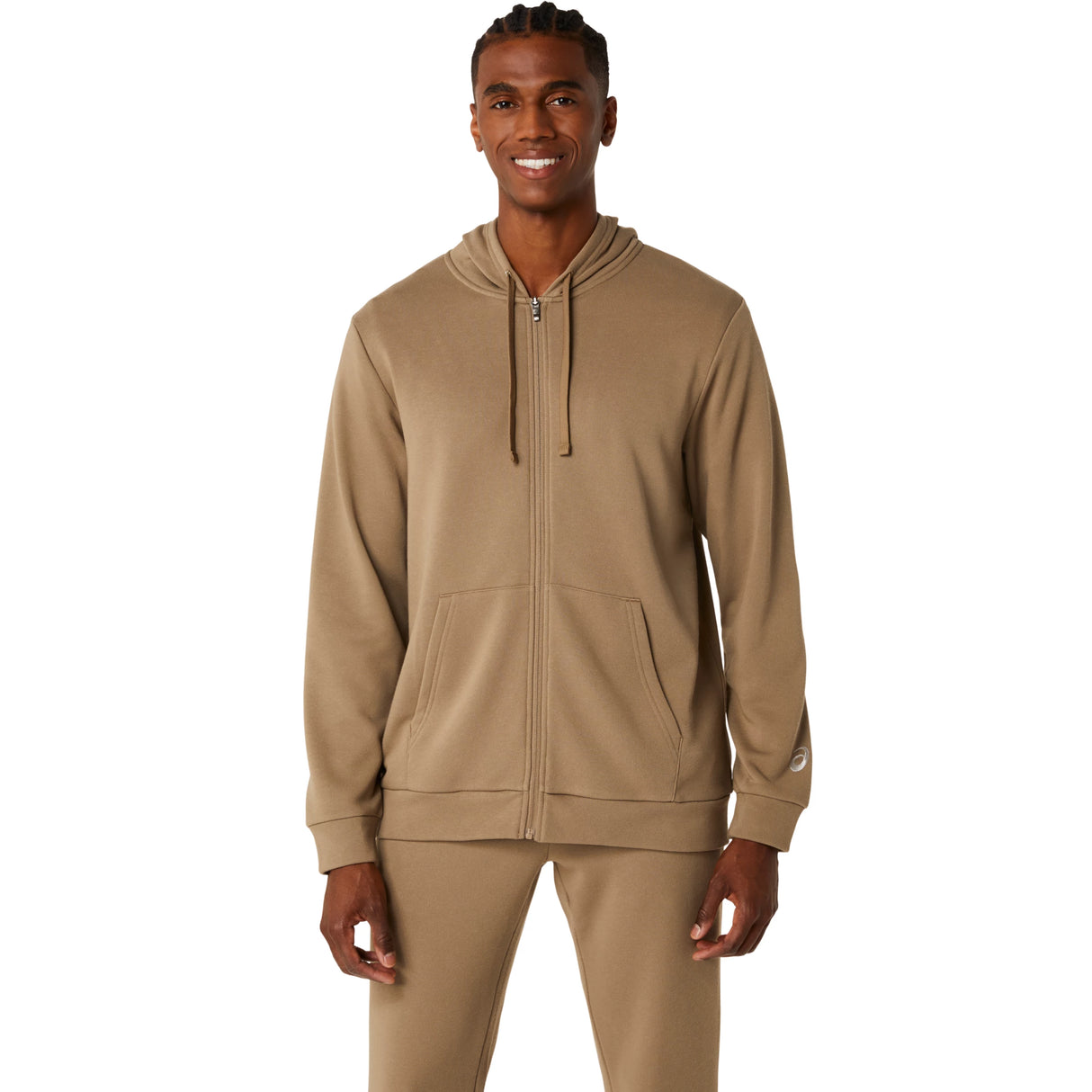 Asics Men's Sweat Full Zip Hoodie-1