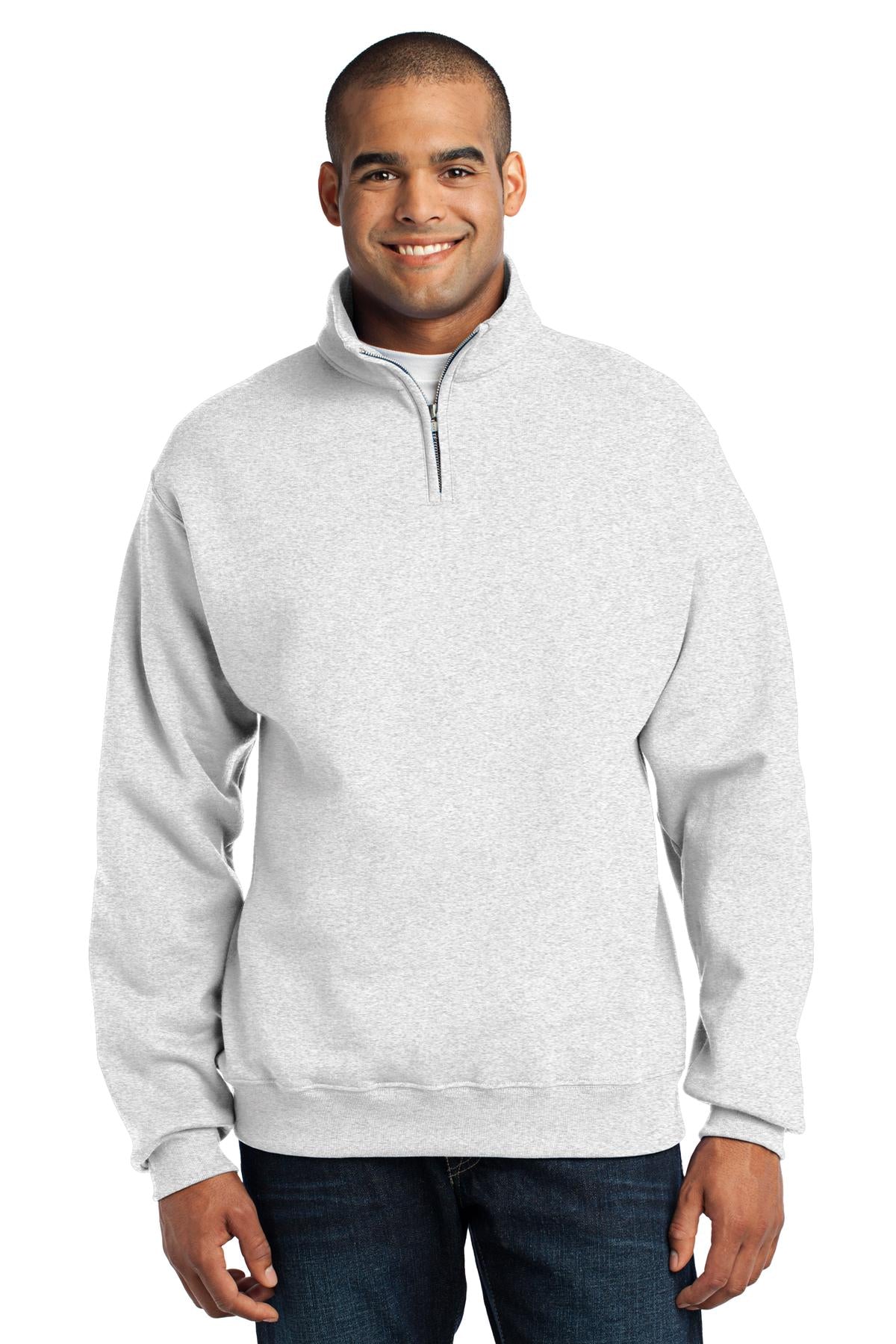 JERZEES Men's Nublend- Cadet Collar Quarter-Zip Sweatshirt Mens Apparel Sweatshirts & Fleece