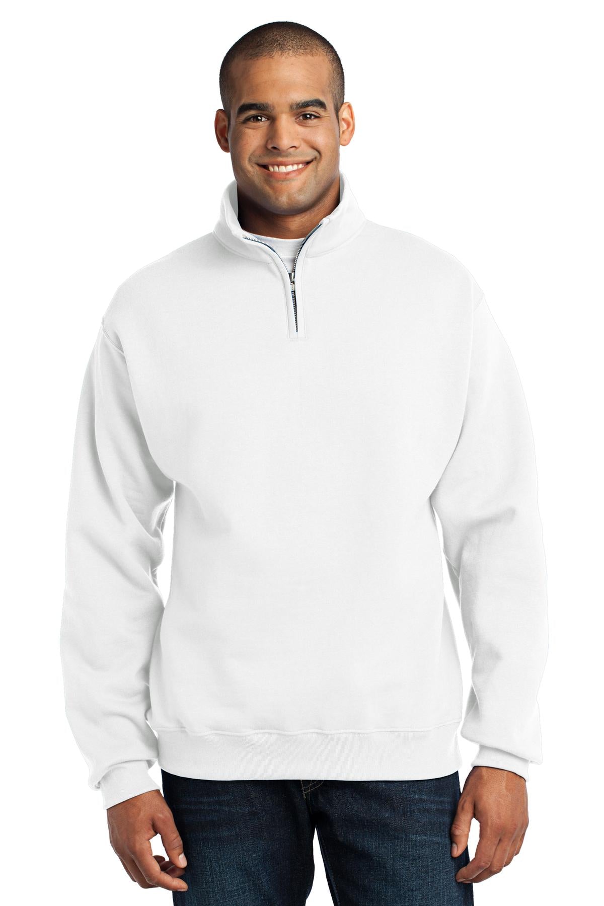 JERZEES Men's Nublend- Cadet Collar Quarter-Zip Sweatshirt Mens Apparel Sweatshirts & Fleece