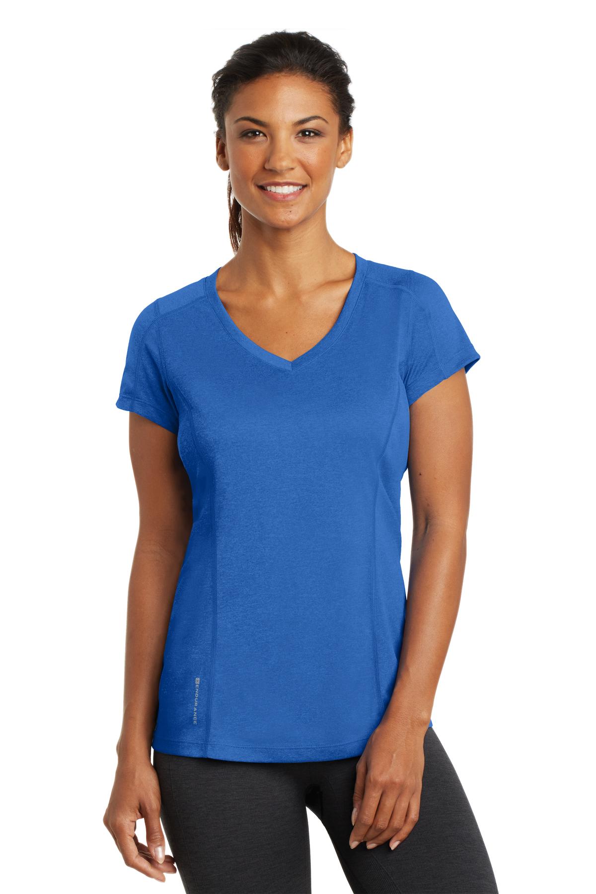 OGIO ENDURANCE Ladies Pulse V-Neck T-Shirt. LOE320 Corporate Apparel Shirts & Tops