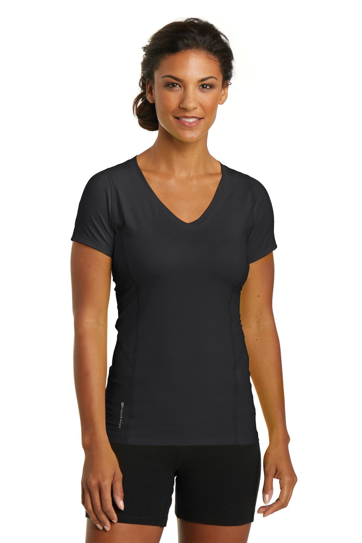 OGIO ENDURANCE Ladies Nexus V-Neck T-Shirt. LOE330 Corporate Apparel Shirts & Tops