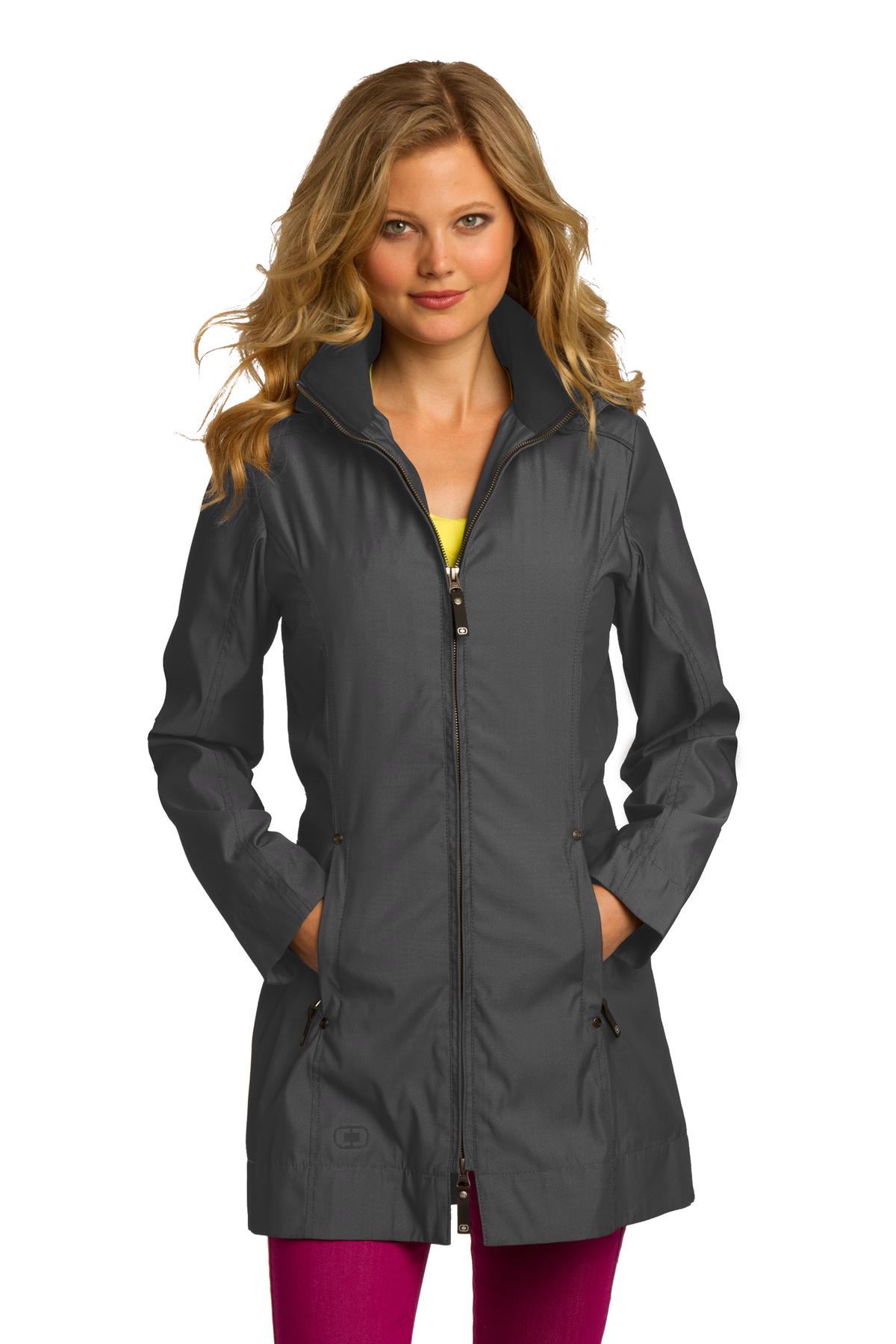 OGIO Ladies Quarry Trench Coat. LOG505 Corporate Apparel Jackets & Vests