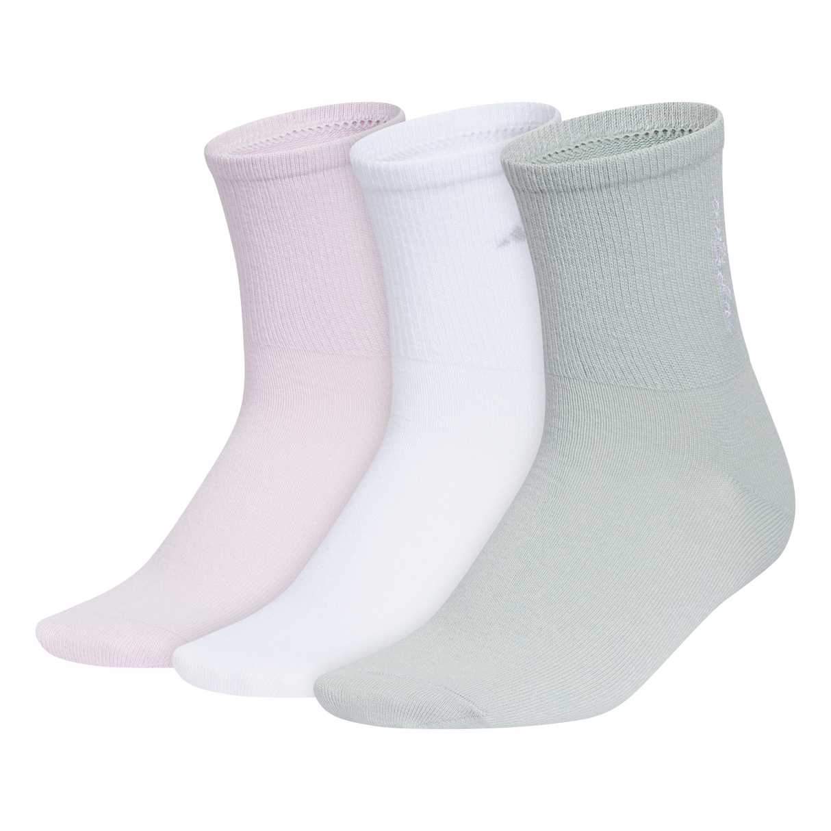 adidas Women's Luxe 3-Pack High Quarter Sock Unisex Accessories Socks