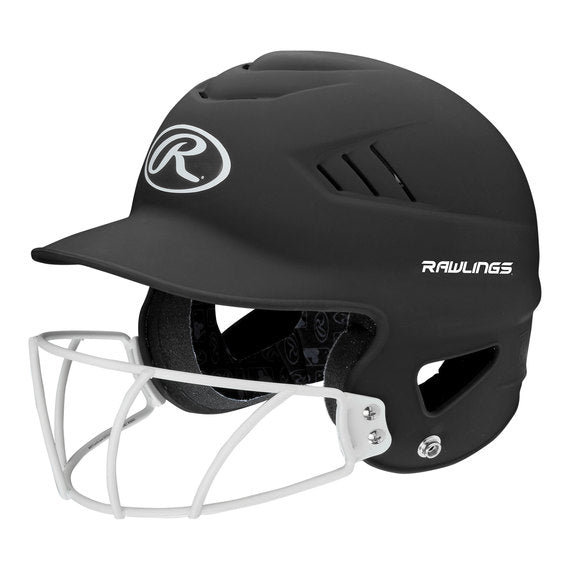 Rawlings Women's Coolflo Highlighter Softball Batting Helmet with Faceguard Softball Batting Helmets All