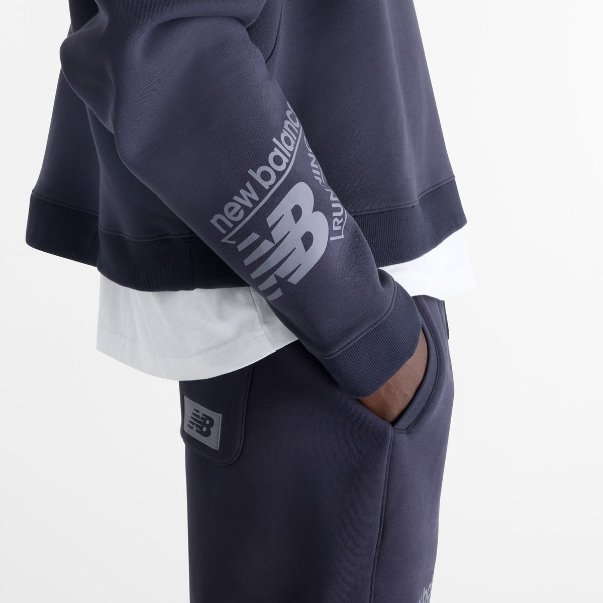 New Balance Men's Athletics Crafted Fleece Crew-4