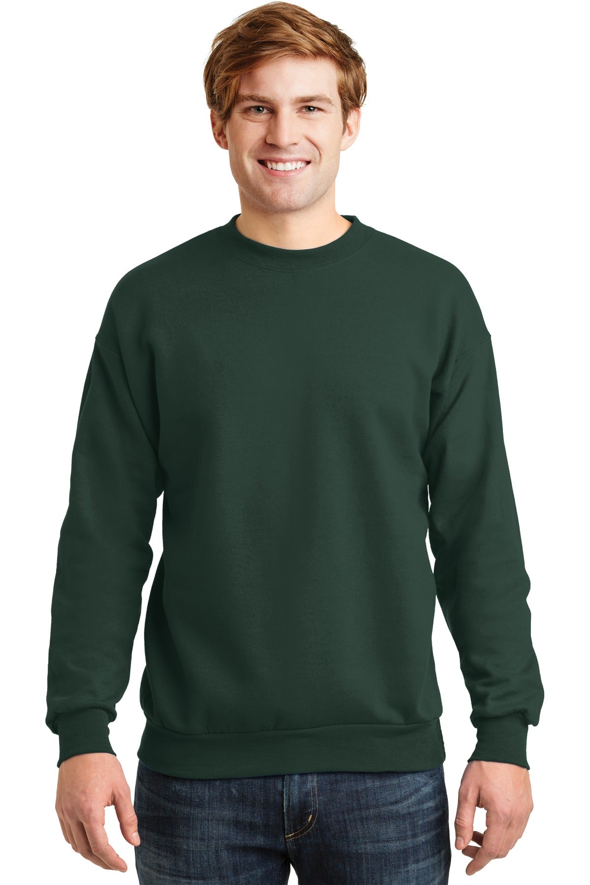 Hanes Men's - EcoSmart Crewneck Sweatshirt. P160 Mens Apparel Sweatshirts & Fleece