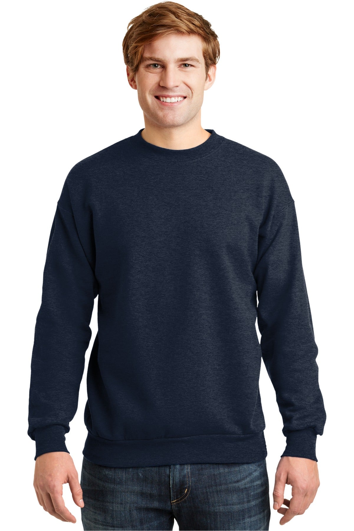 Hanes Men's - EcoSmart Crewneck Sweatshirt. P160 Mens Apparel Sweatshirts & Fleece