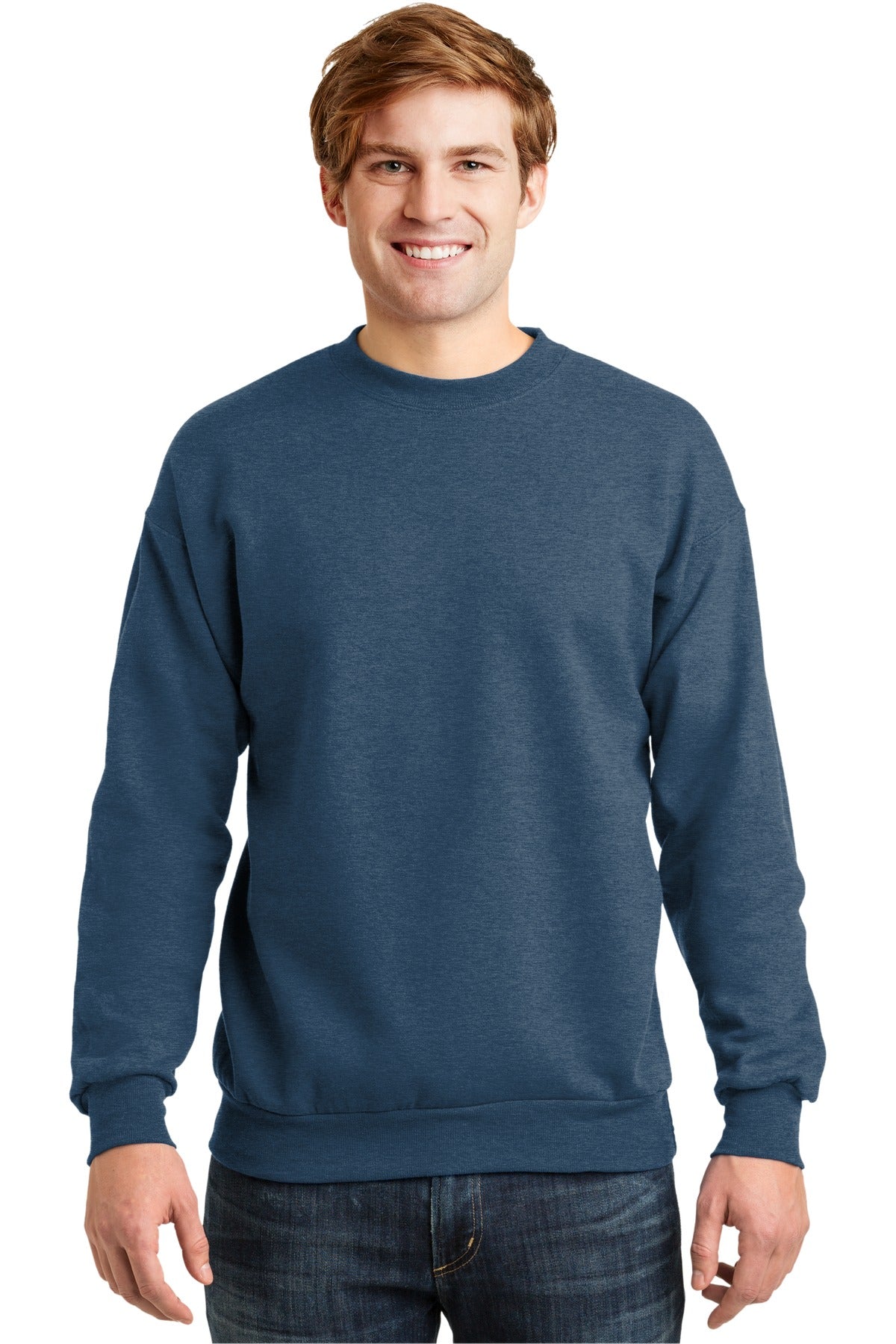 Hanes Men's - EcoSmart Crewneck Sweatshirt. P160 Mens Apparel Sweatshirts & Fleece