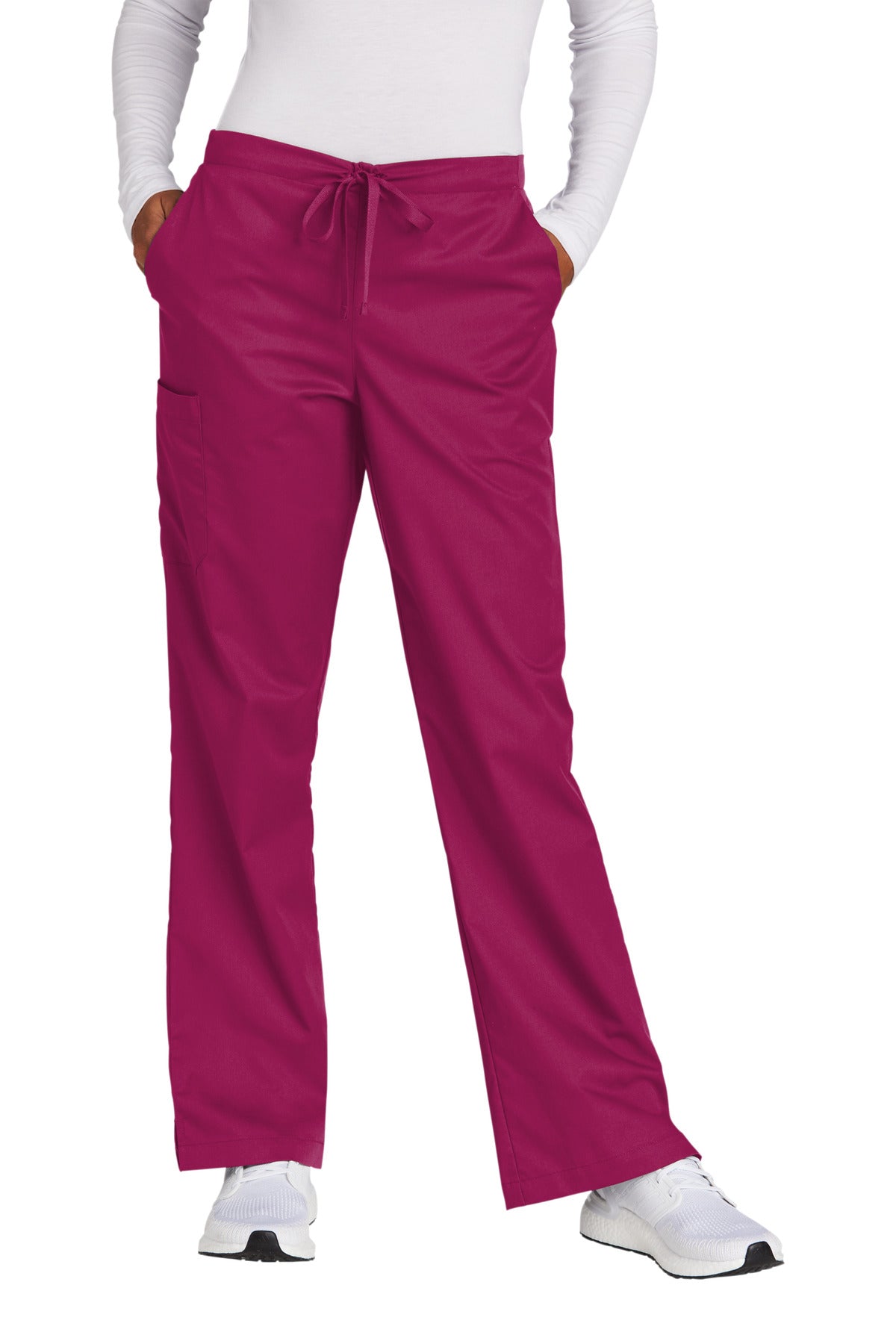 WonderWink Women's Tall WorkFlex Flare Leg Cargo Pant. WW4750T Corporate Apparel Pants & Sweatpants