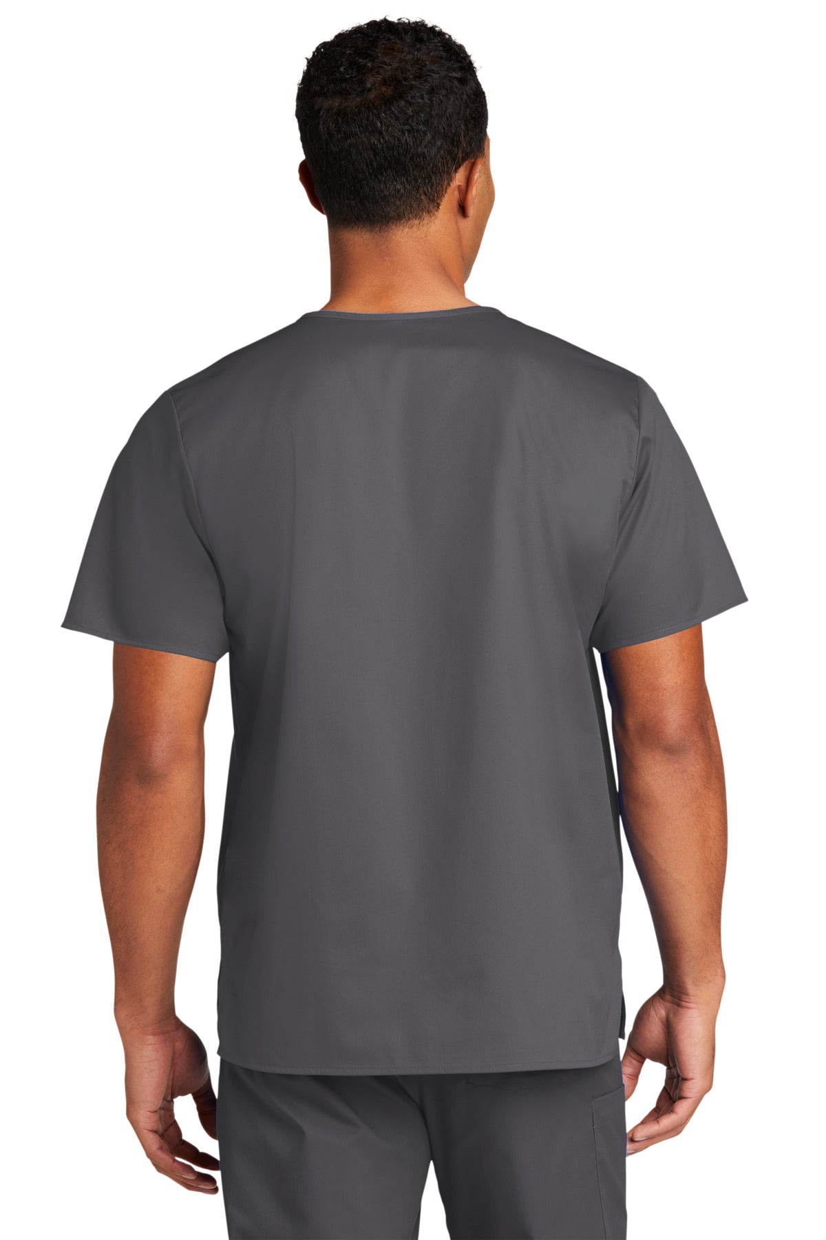 WonderWink Unisex WorkFlex Chest Pocket V-Neck Top. WW3160 Corporate Apparel Shirts & Tops