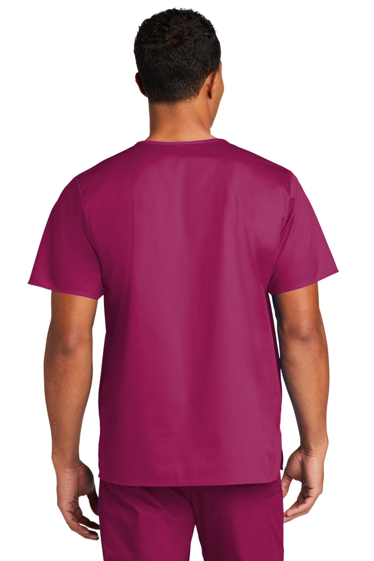 WonderWink Unisex WorkFlex Chest Pocket V-Neck Top. WW3160 Corporate Apparel Shirts & Tops