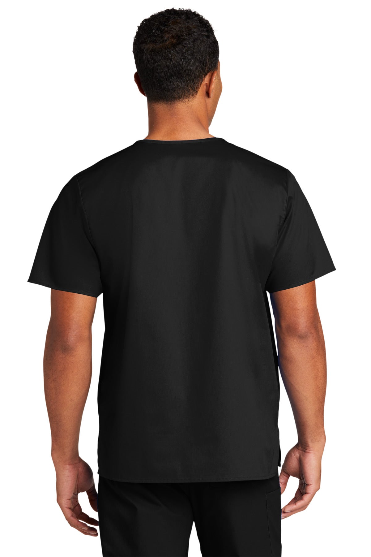WonderWink Unisex WorkFlex Chest Pocket V-Neck Top. WW3160 Corporate Apparel Shirts & Tops