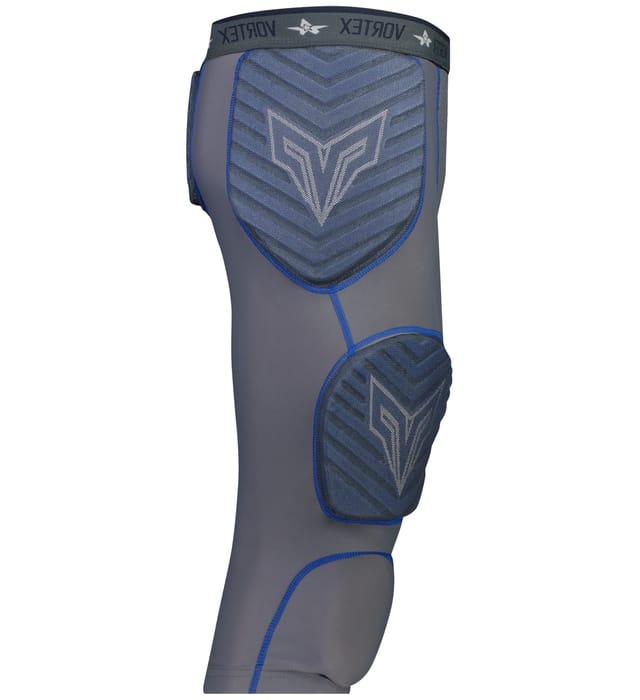 Alleson Athletic Men's Vortex Integrated 7 Padded Football Girdle Football Girdles Adult