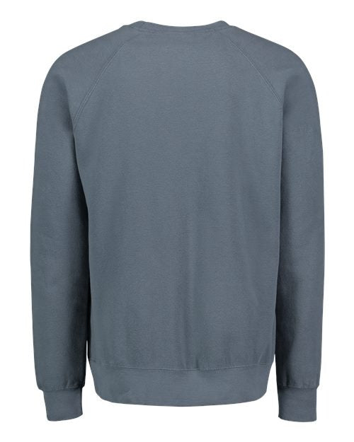 MV Sport Men's Vintage Fleece Raglan Crewneck Sweatshirt-2