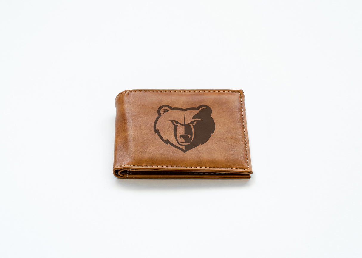 Rico Industries NBA Memphis Grizzlies Laser Engraved Billfold Wallet-2