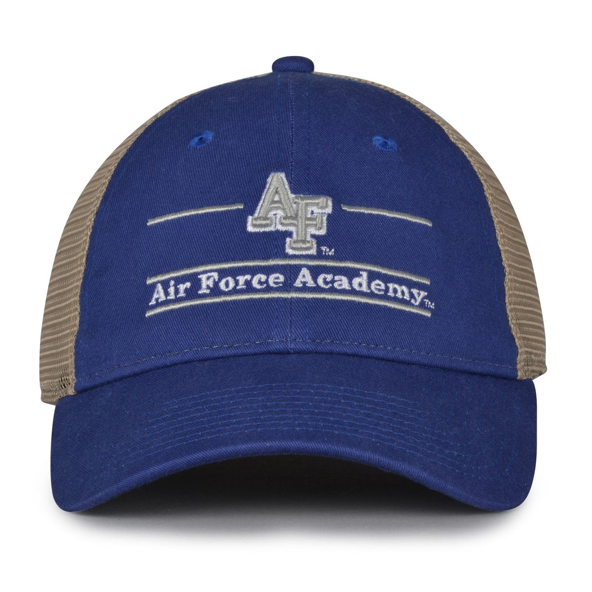 The Game Headwear Air Force Split Bar Trucker Hat