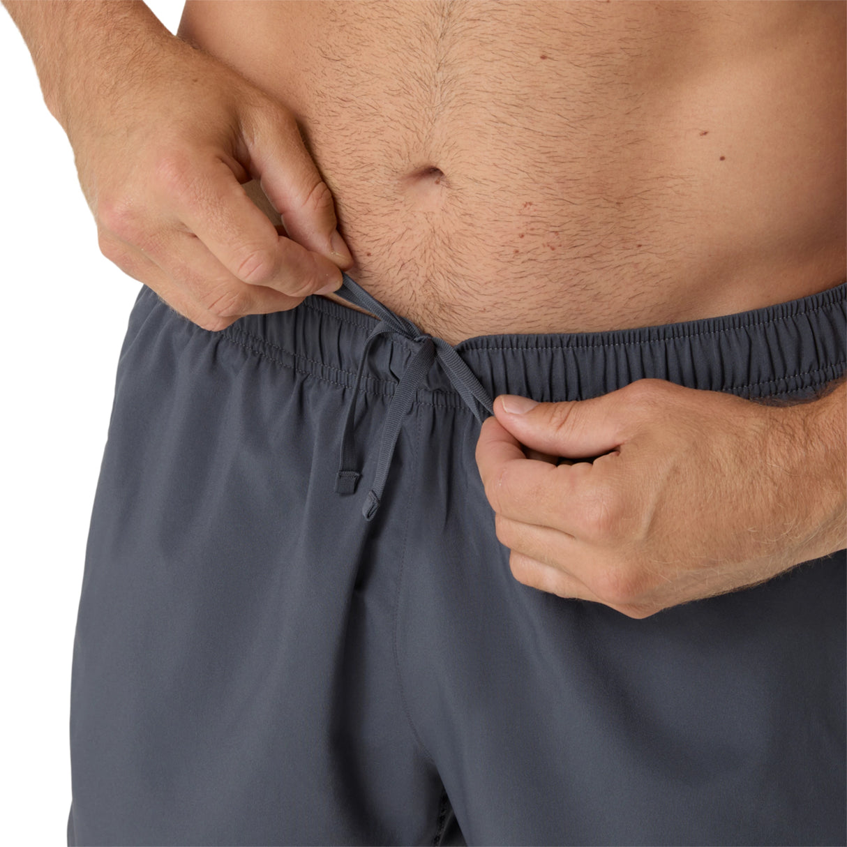 Asics Men's Silver 5-Inch Shorts-5