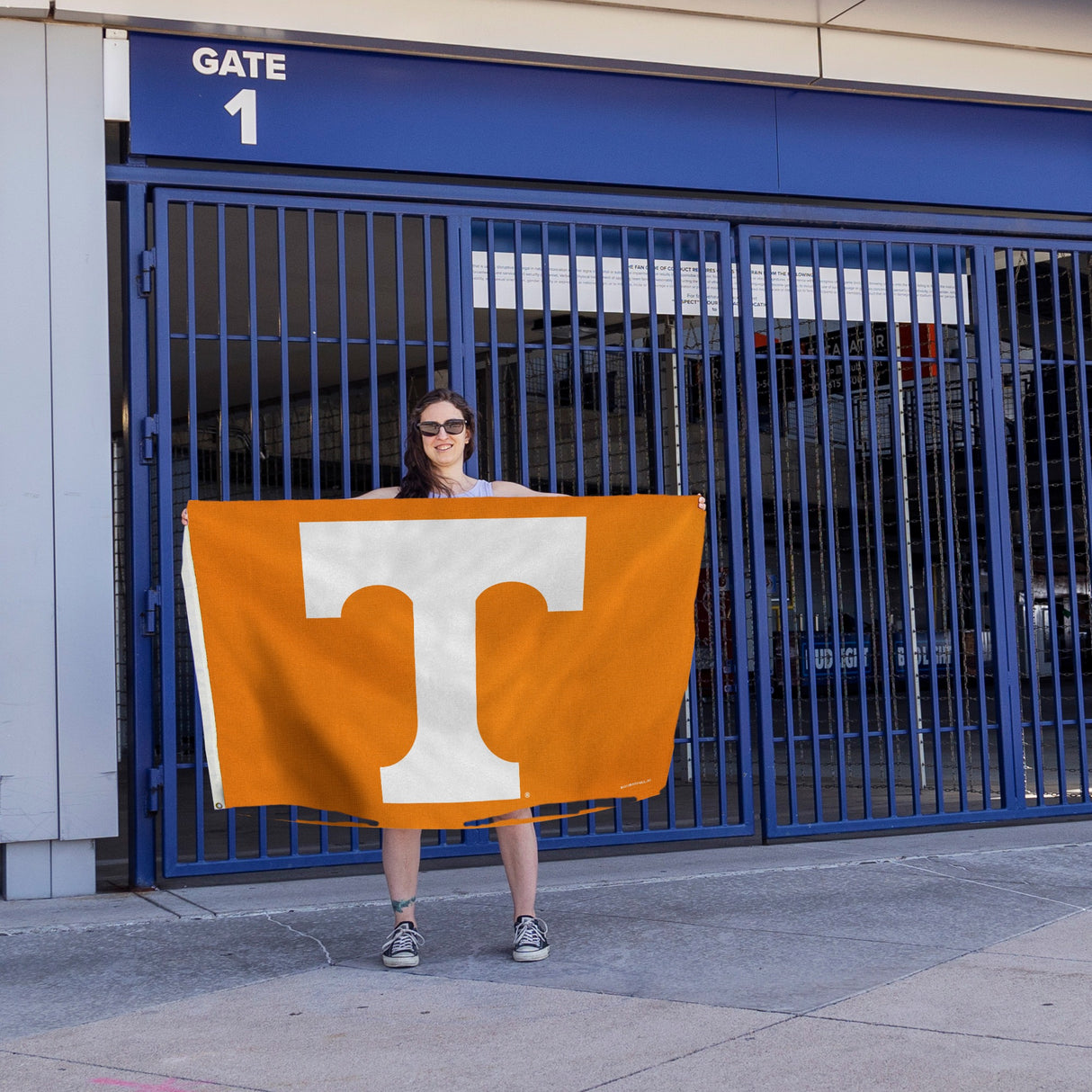 Rico Industries NCAA Tennessee Volunteers Gray 3' x 5' Banner Flag-4