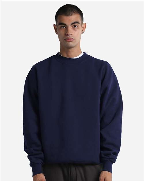 Shaka Wear Men's Max Heavy Garment-Dyed Crewneck Sweatshirt-1
