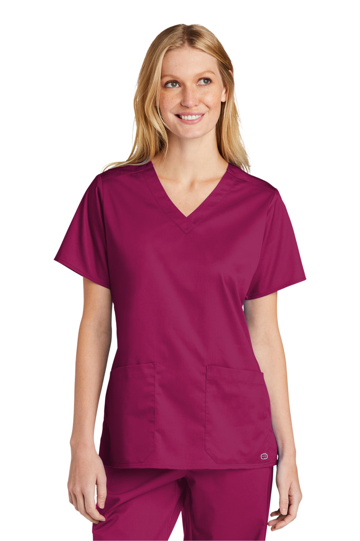 WonderWink Women's WorkFlex V-Neck Top. WW4560 Corporate Apparel Shirts & Tops