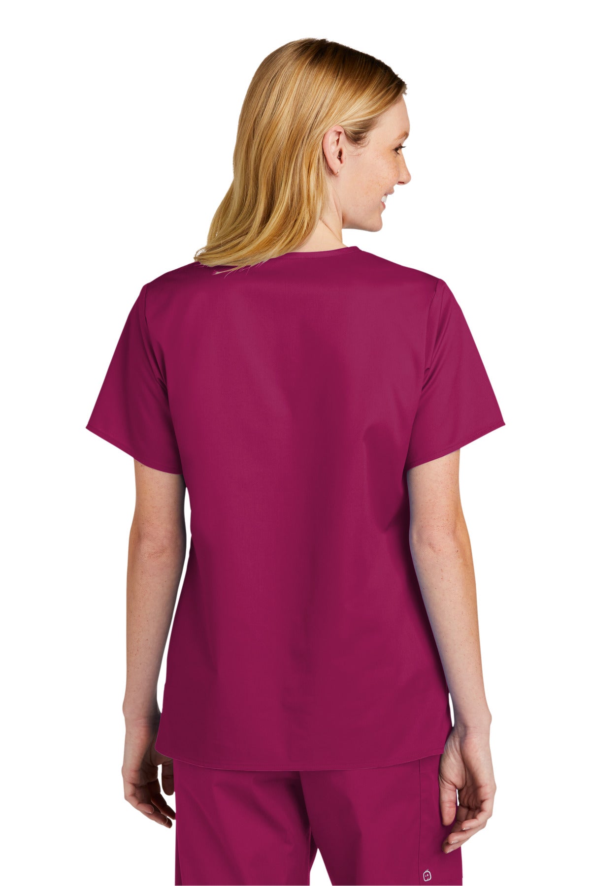 WonderWink Women's WorkFlex V-Neck Top. WW4560 Corporate Apparel Shirts & Tops