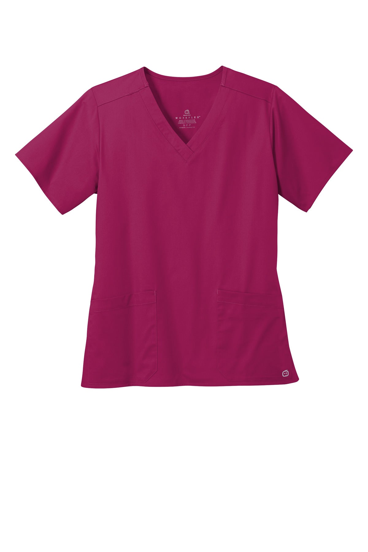 WonderWink Women's WorkFlex V-Neck Top. WW4560 Corporate Apparel Shirts & Tops