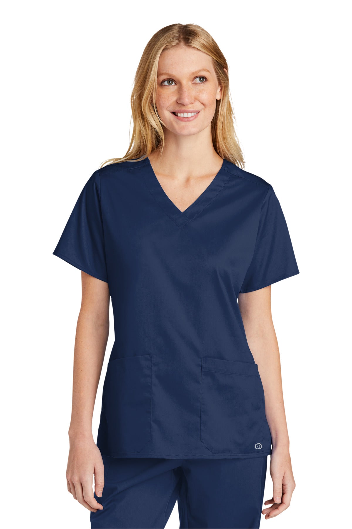 WonderWink Women's WorkFlex V-Neck Top. WW4560 Corporate Apparel Shirts & Tops
