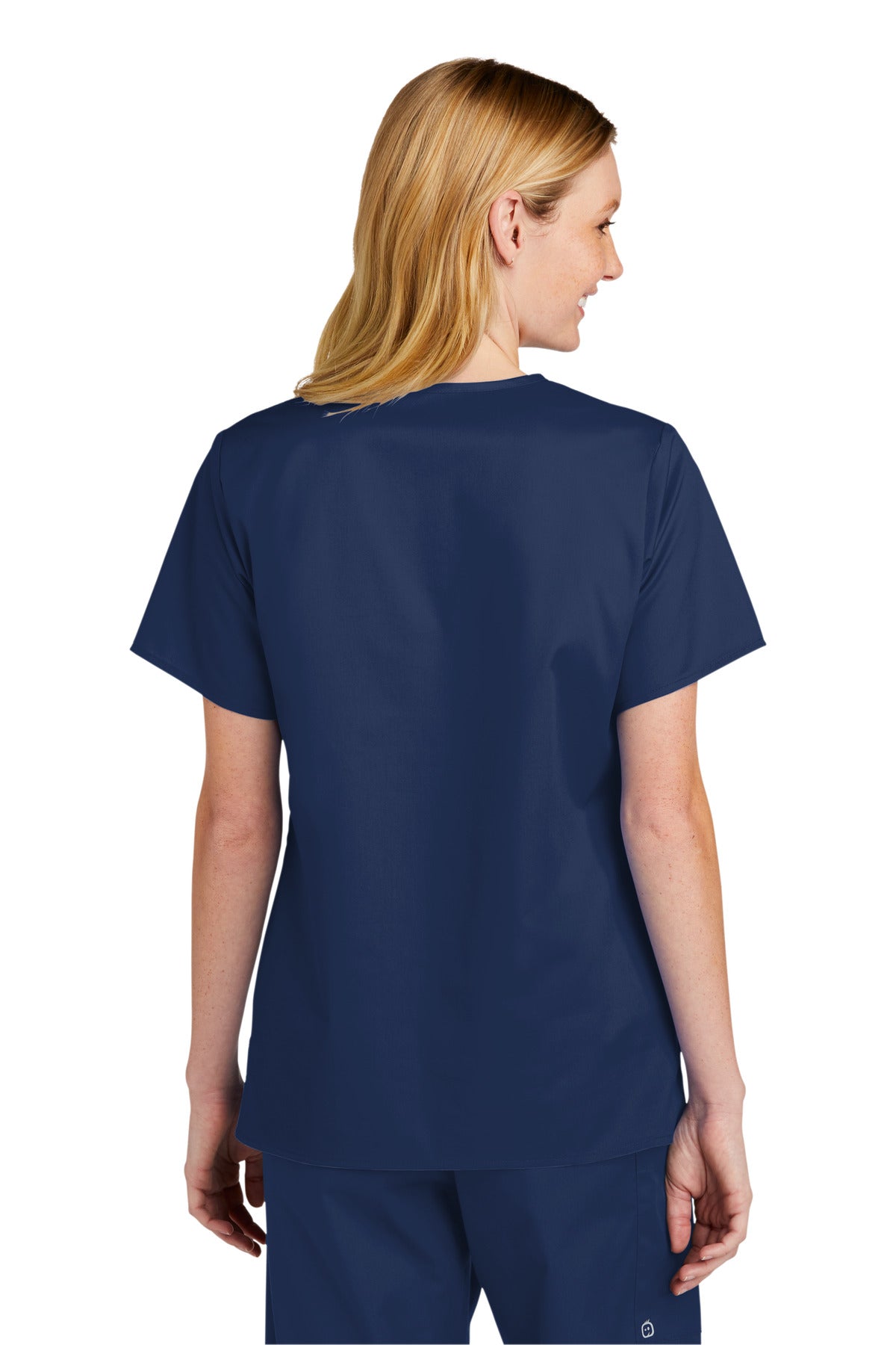 WonderWink Women's WorkFlex V-Neck Top. WW4560 Corporate Apparel Shirts & Tops