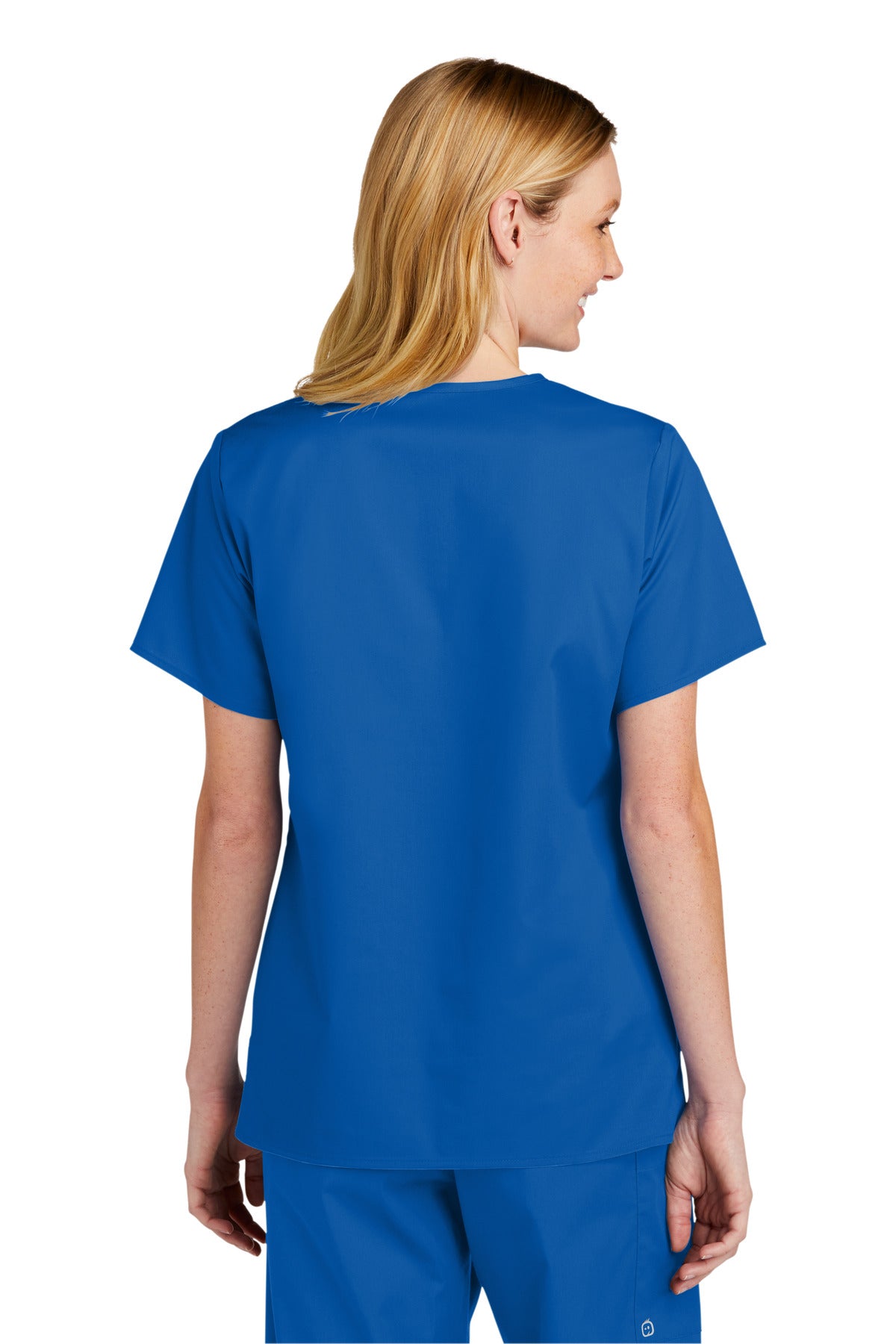 WonderWink Women's WorkFlex V-Neck Top. WW4560 Corporate Apparel Shirts & Tops