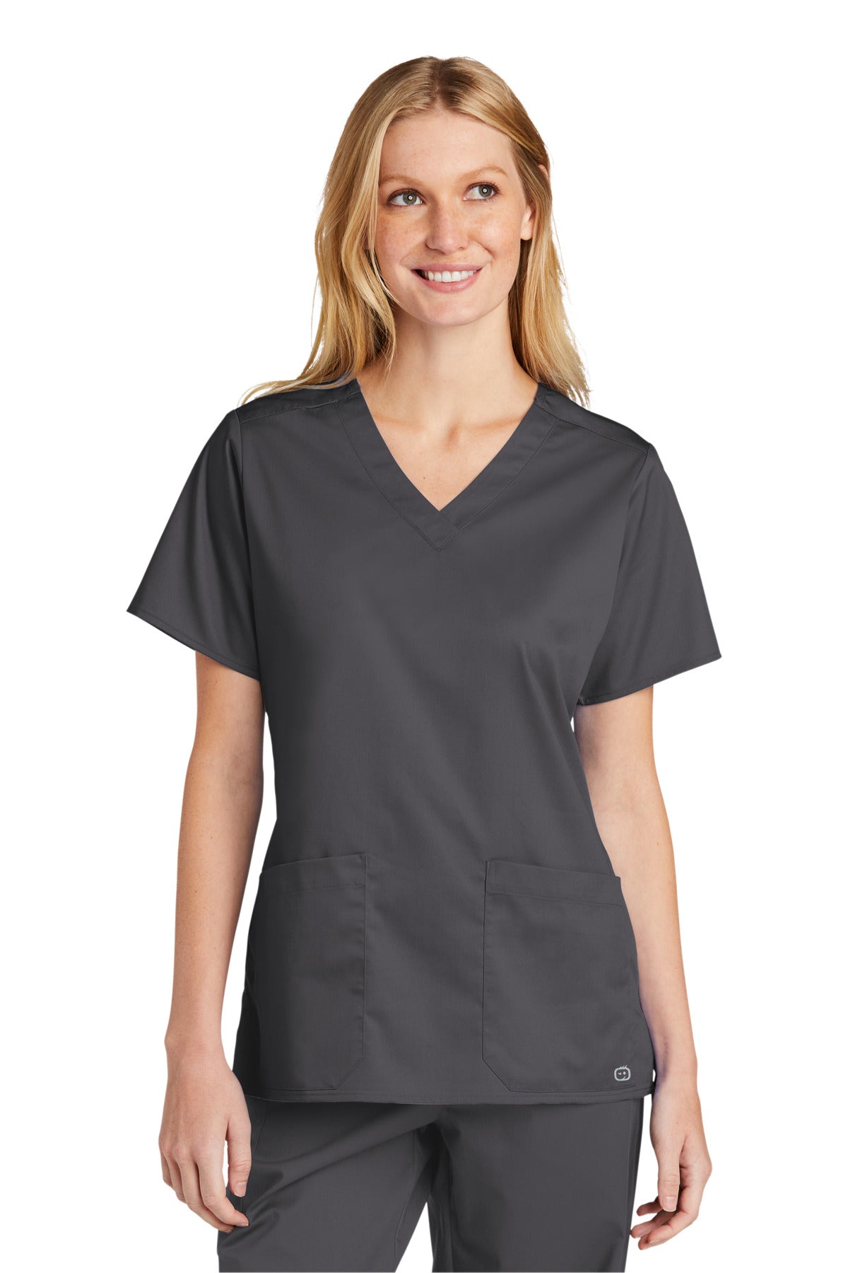 WonderWink Women's WorkFlex V-Neck Top. WW4560 Corporate Apparel Shirts & Tops