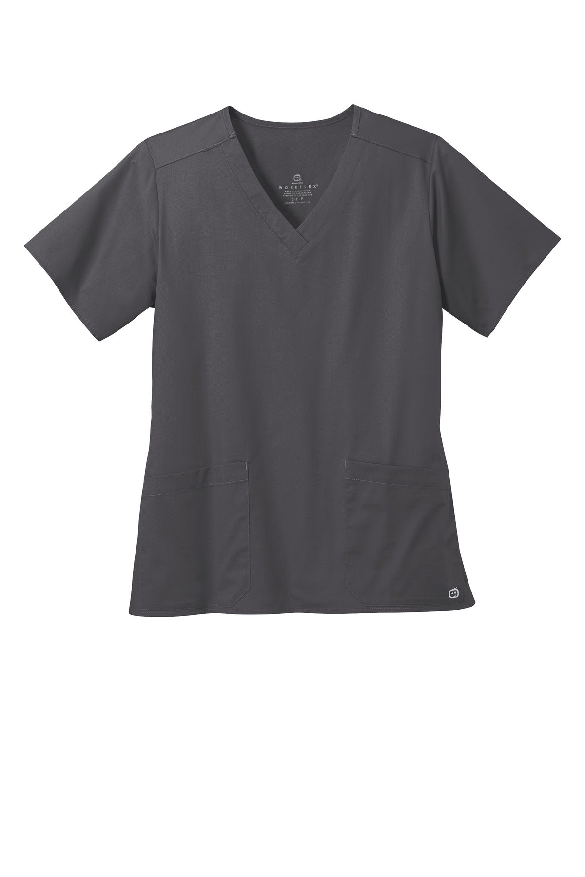 WonderWink Women's WorkFlex V-Neck Top. WW4560 Corporate Apparel Shirts & Tops