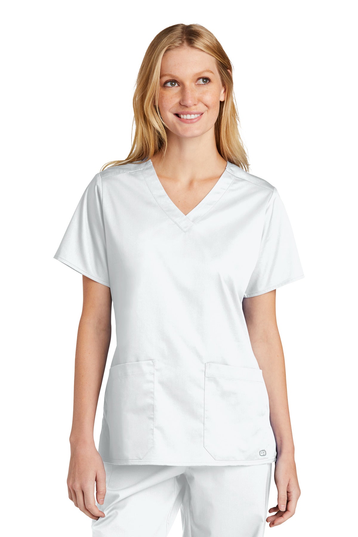 WonderWink Women's WorkFlex V-Neck Top. WW4560 Corporate Apparel Shirts & Tops