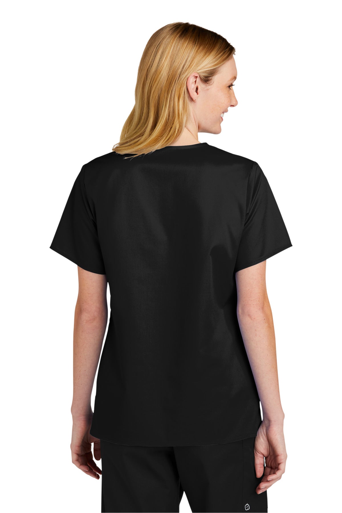 WonderWink Women's WorkFlex V-Neck Top. WW4560 Corporate Apparel Shirts & Tops