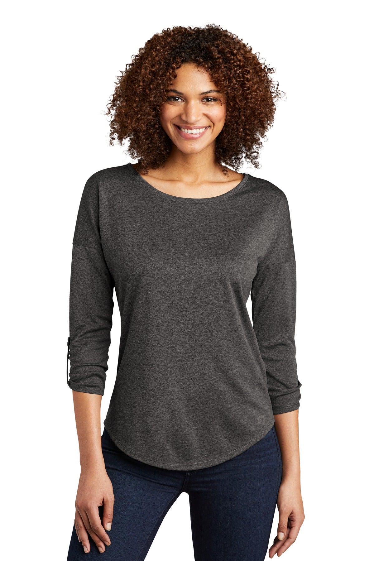 OGIO Women's Gravitate Scoop 3/4-Sleeve. LOG141 Corporate Apparel Shirts & Tops