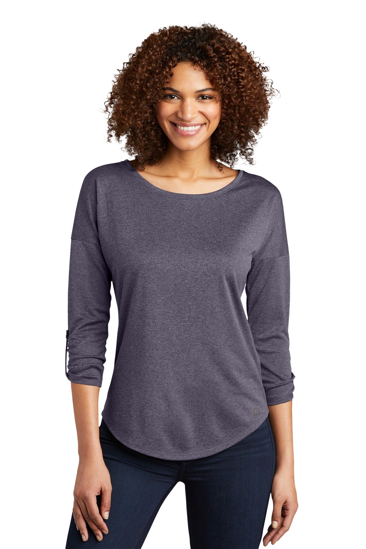 OGIO Women's Gravitate Scoop 3/4-Sleeve. LOG141 Corporate Apparel Shirts & Tops
