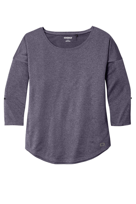 OGIO Women's Gravitate Scoop 3/4-Sleeve. LOG141 Corporate Apparel Shirts & Tops