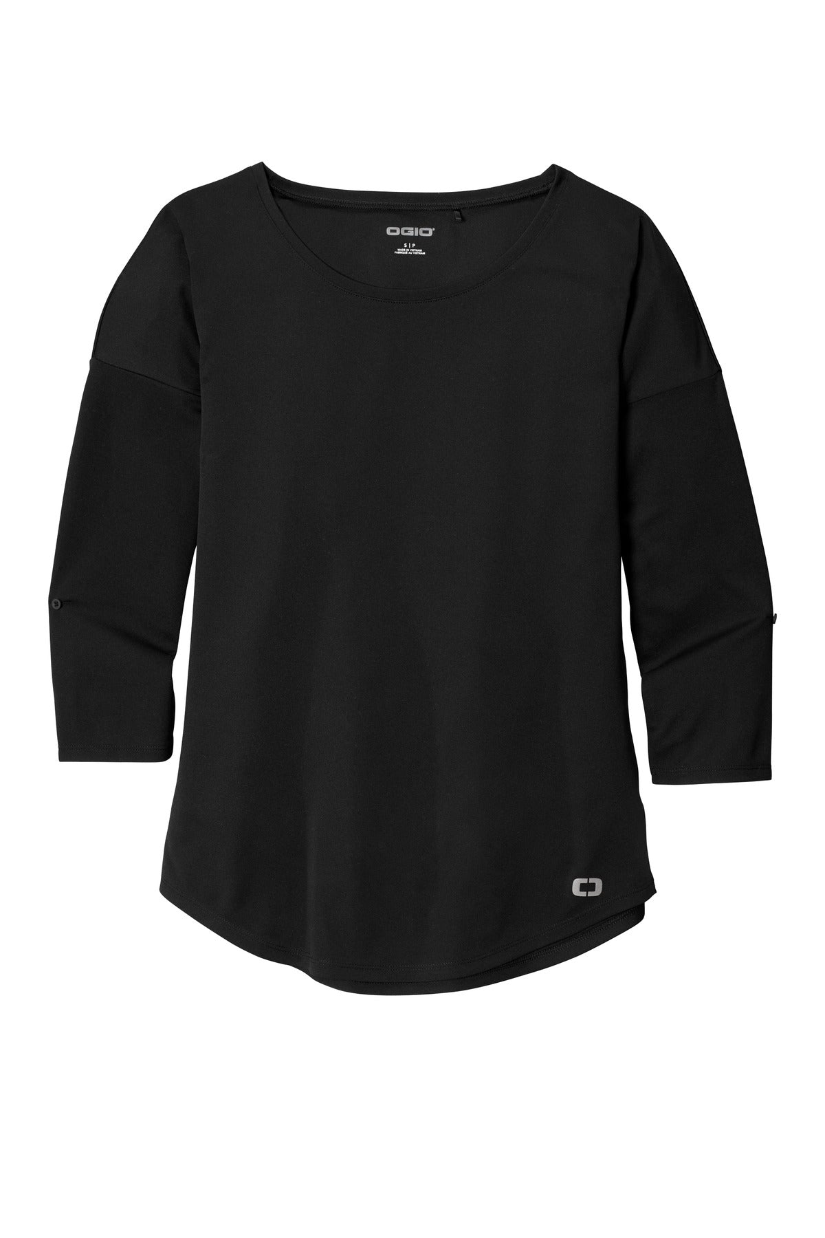 OGIO Women's Gravitate Scoop 3/4-Sleeve. LOG141 Corporate Apparel Shirts & Tops